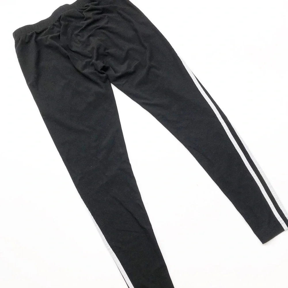 NOBO No Boundaries girls black striped leggings